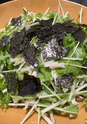 ホタテと水菜の旨みサラダ-レシピのメイン写真