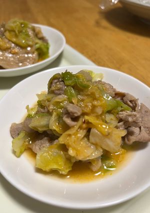 春キャベツと豚肉の味噌炒め-レシピのメイン写真