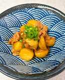レンジ併用で時短♪新じゃが小芋の肉じゃが
