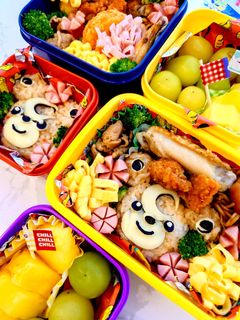 ポケモン ヒメグマ キャラ弁-レシピのメイン写真