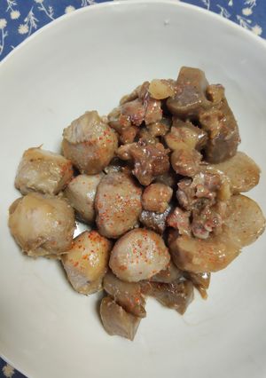 鶏入り 里芋とこんにゃくの煮っころがし-レシピのメイン写真