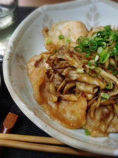 *柔らか豚肉と舞茸のにんにく醤油麹焼き*-レシピのメイン写真