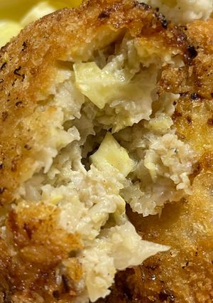 鶏むね＆豚バラ＆鶏皮のメンチカツ-レシピのメイン写真