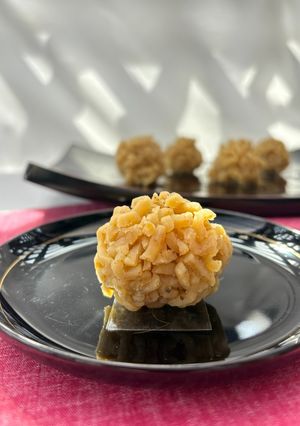 材料３つおうち和菓子　上生菓子『和栗のきんとん』-レシピのメイン写真