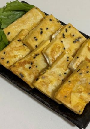 高野豆腐の黒ごまピカタ-レシピのメイン写真