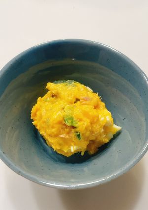 材料4つで簡単かぼちゃサラダ-レシピのメイン写真
