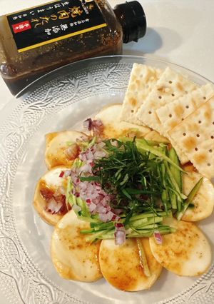 焼肉生だれで作る漬けモッツァレラチーズユッケ-レシピのメイン写真