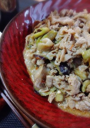 ＊なすと豚肉のピリ辛豆板醤みそ炒め＊-レシピのメイン写真
