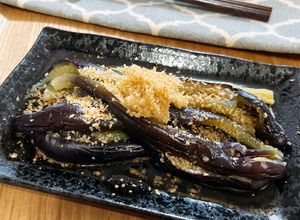 レンジで簡単！姜葱醤のさっぱり蒸しナス-レシピのメイン写真