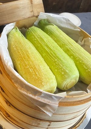 朝採りとうもろこしの蒸籠蒸し-レシピのメイン写真