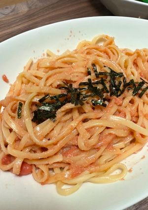 明太子マヨネーズパスタ-レシピのメイン写真