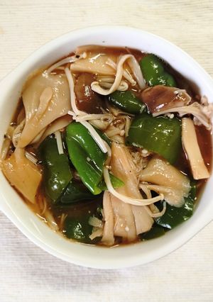 ランチ♪ ピーマンと 舞茸 きのこのケチャスープ-レシピのメイン写真