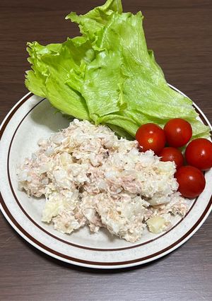 ツナとクリームチーズのポテトサラダ-レシピのメイン写真