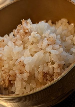 バター醤油のにじますごはん-レシピのメイン写真