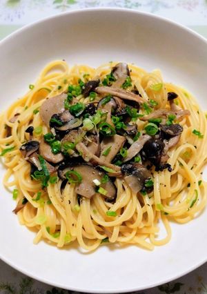 年末年始簡単昼食夕飯作り置き茸和風パスタ-レシピのメイン写真