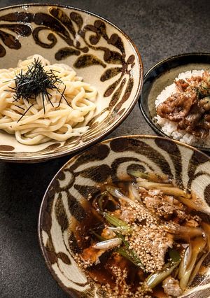 やみつき⭐︎肉ごぼうつけ汁うどん（蕎麦）-レシピのメイン写真