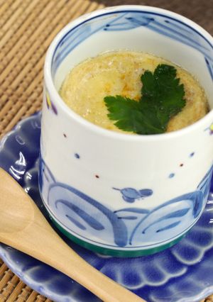 レンジで簡単！ヘルシー茶碗蒸し-レシピのメイン写真