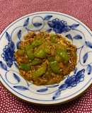 十角へちま（とかどへちま）の麻婆へちま