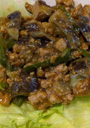 ご飯が進む♪ナスピーマンのピリ辛味噌炒め-レシピのメイン写真