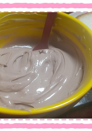 チョコヨーグルトクリーム-レシピのメイン写真