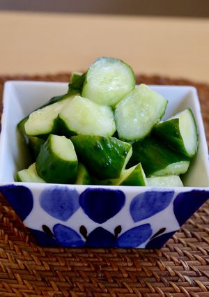 【梅酢活用】胡瓜の梅酢漬け〜ピクルス風〜-レシピのメイン写真