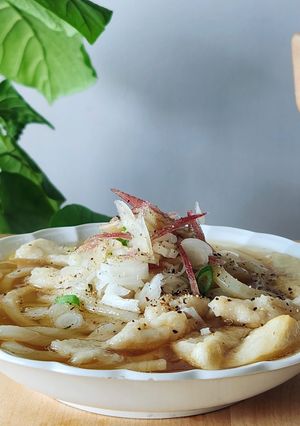 鶏ささみが1本あったら…胃に優しいうどん-レシピのメイン写真