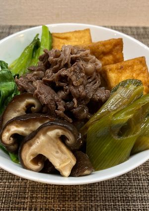 ボリュームUP！厚揚げ入り牛丼♪-レシピのメイン写真