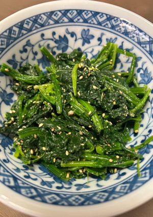 ほうれん草のごまあえ、出来るかな？-レシピのメイン写真