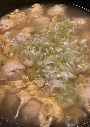 肉団子ヤゲン入り卵スープ-レシピのメイン写真