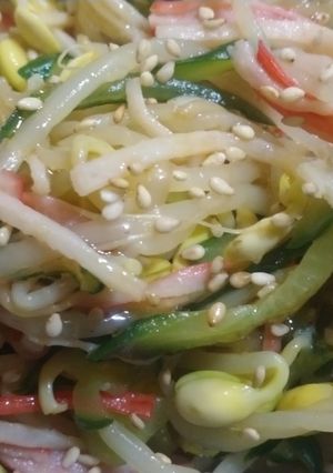 きゅうりとカニカマの中華サラダ-レシピのメイン写真