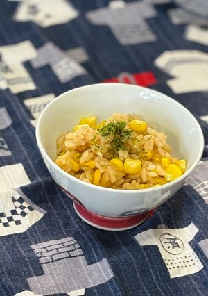 とうもろこし炊き込みご飯〜縁日の風〜-レシピのメイン写真