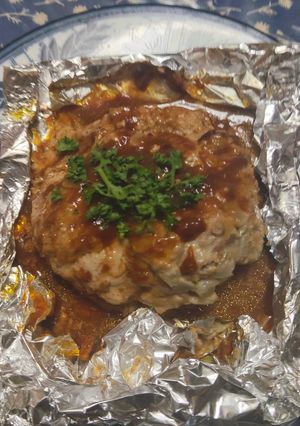 お母さんのホイル包みハンバーグ-レシピのメイン写真