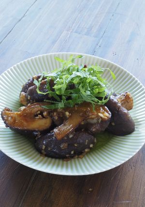 《副菜②》しいたけのステーキ-レシピのメイン写真