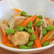 枝豆と鶏だんごのあんかけ JAいるま野