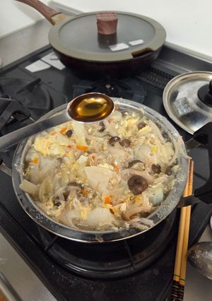 誰でも簡単マンドゥク(韓国の餃子スープ)-レシピのメイン写真