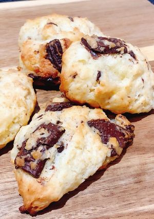 バレンタインに!ホケミでチョコスコーン-レシピのメイン写真