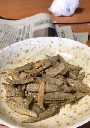 ごぼうのゴマ味噌マヨ-レシピのメイン写真