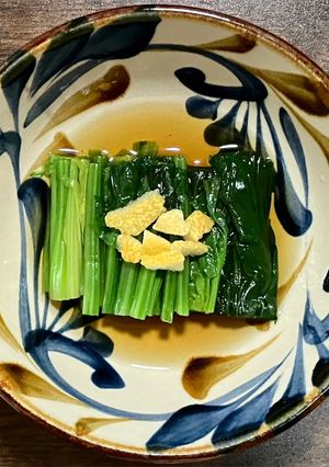 相葉マナブ☆シンほうれん草のお浸し-レシピのメイン写真