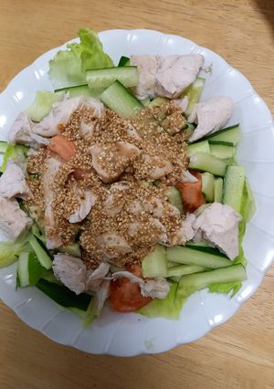 ささみの棒々鶏風-レシピのメイン写真