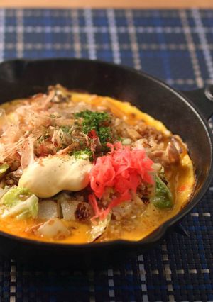 丸亀うどんメシ♪　ふわ玉ソース味の再現！-レシピのメイン写真