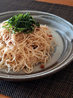 梅とかつおのそうめんチャンプルー-レシピのメイン写真