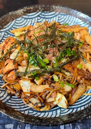シャキシャキ長芋焼きそば-レシピのメイン写真
