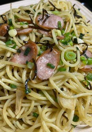 塩昆布で簡単パスタ-レシピのメイン写真