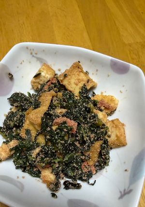 ふきの葉の明太子佃煮-レシピのメイン写真