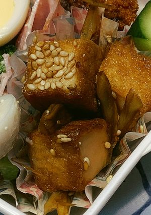 厚揚げとごぼうの照り焼き風炒め-レシピのメイン写真