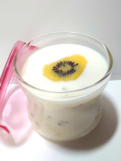 美味しい♬キウイヨーグルトゼリー♬-レシピのメイン写真