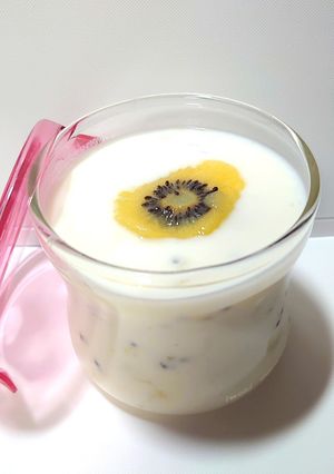 美味しい♬キウイヨーグルトゼリー♬-レシピのメイン写真