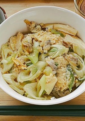 アサリ少なくてもできる深川丼風-レシピのメイン写真