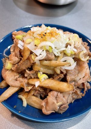 牛肉ゴボウ　ネギピリ辛-レシピのメイン写真