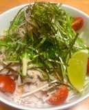 豚しゃぶサラダうどん〜ライム風味〜